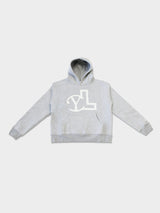 LUPITU GREY YL LOGO HOODIE