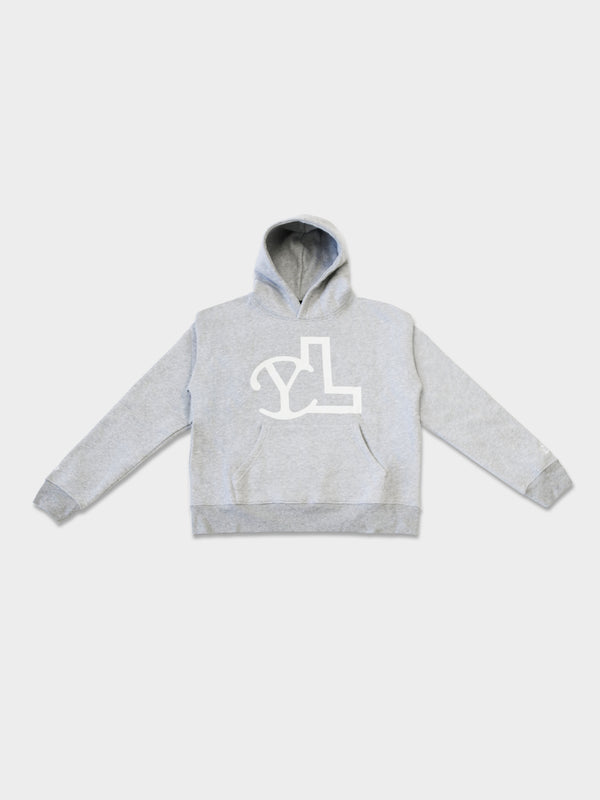 LUPITU GREY YL LOGO HOODIE