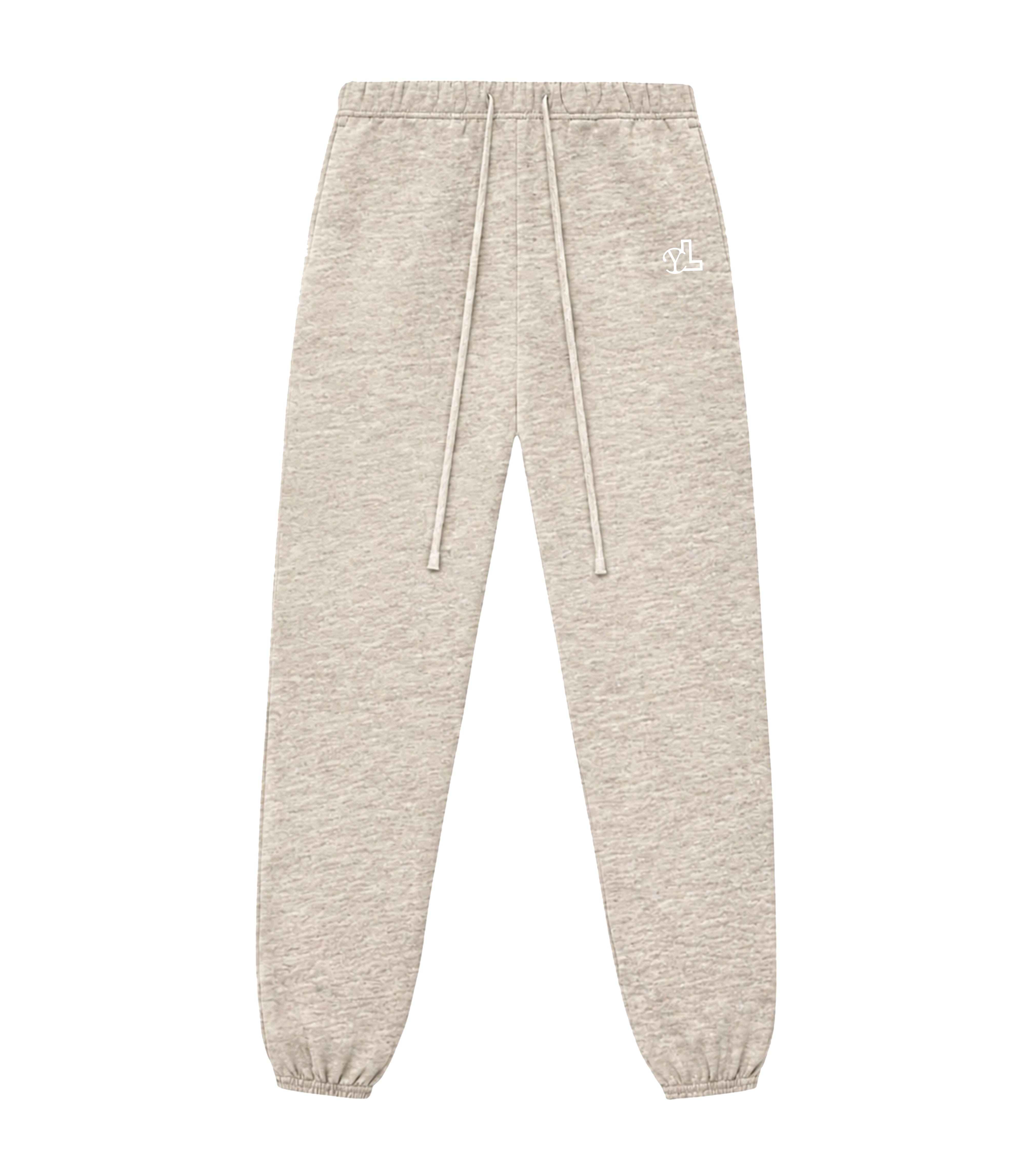 LUPITU MEN'S GREY YL LOGO JOGGER PANT