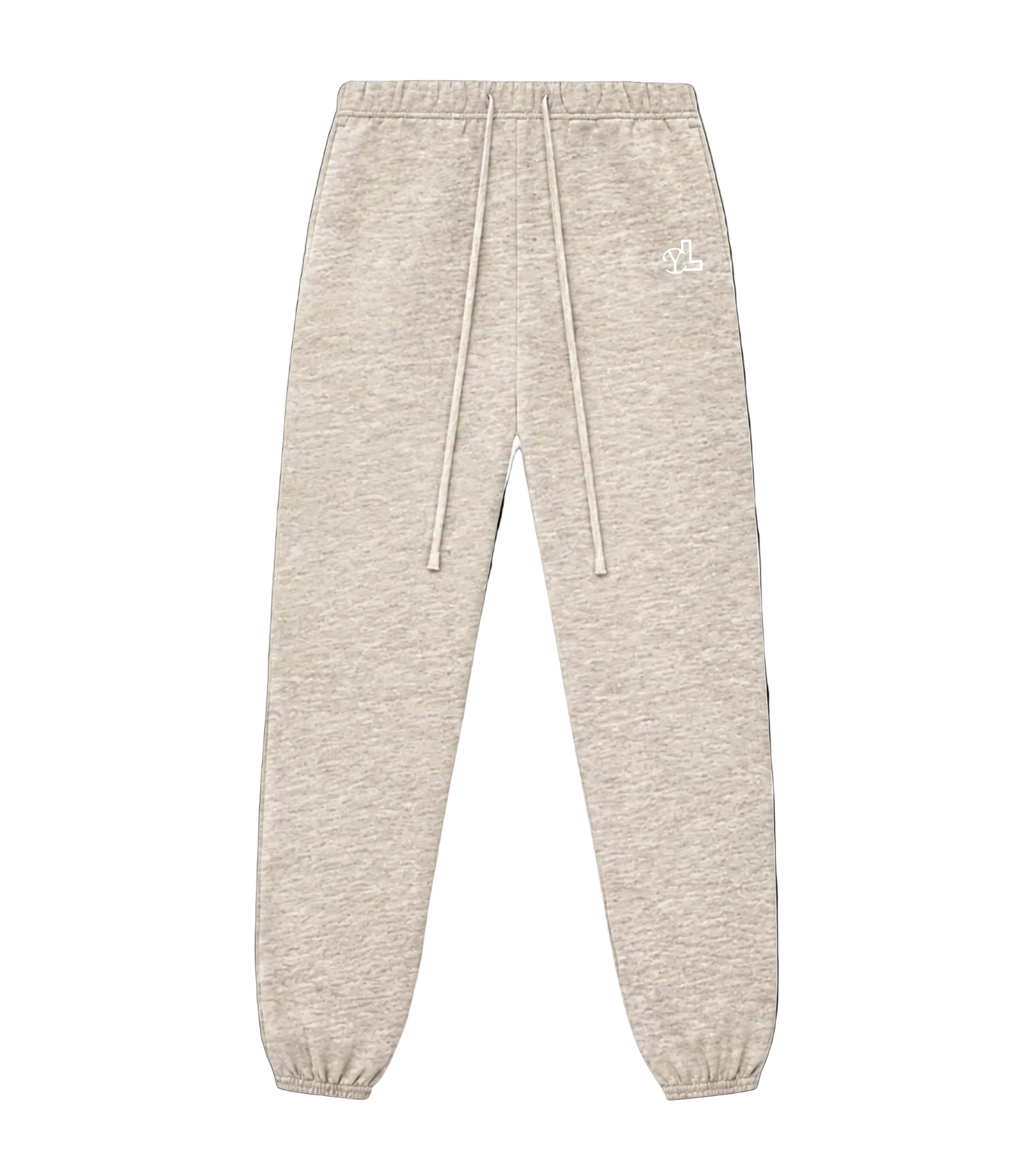 LUPITU MEN'S GREY YL LOGO JOGGER PANT