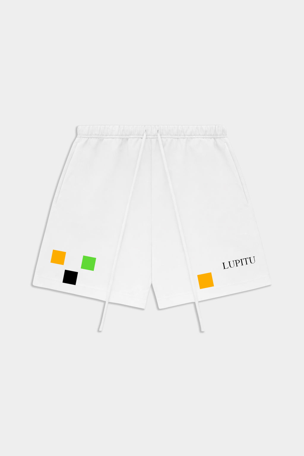 LUPITU MEN'S WHITE PUZZLE SHORT