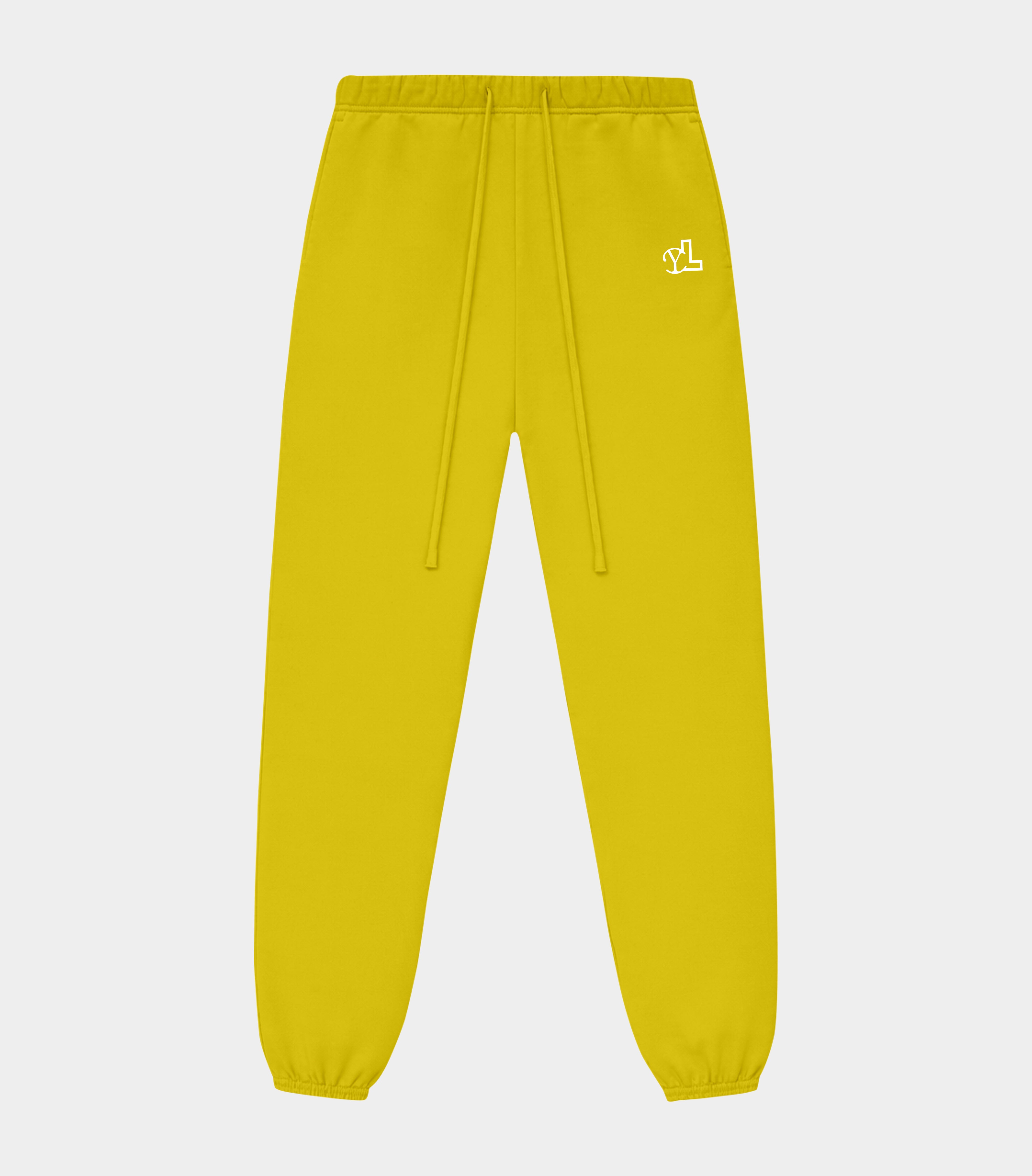 LUPITU MEN'S YELLOW YL LOGO JOGGER PANT