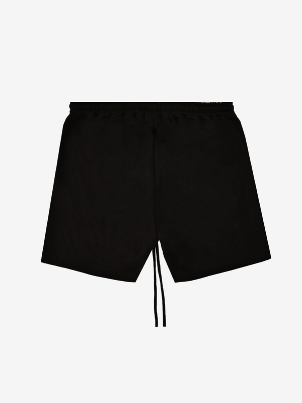 ESSENTIALS POWERED LUPITU BLACK WHITE SHORT