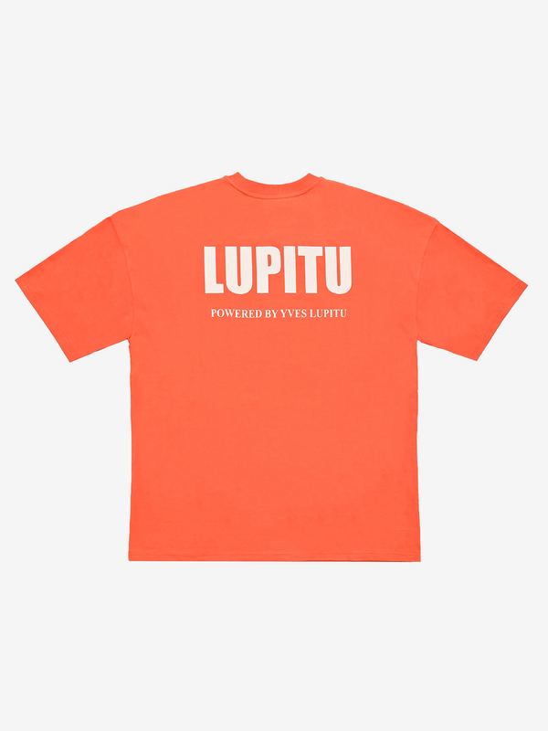 ESSENTIALS POWERED LUPITU ORANGE TEE