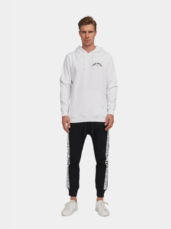WHITE ATELIER LOGO HOODIE