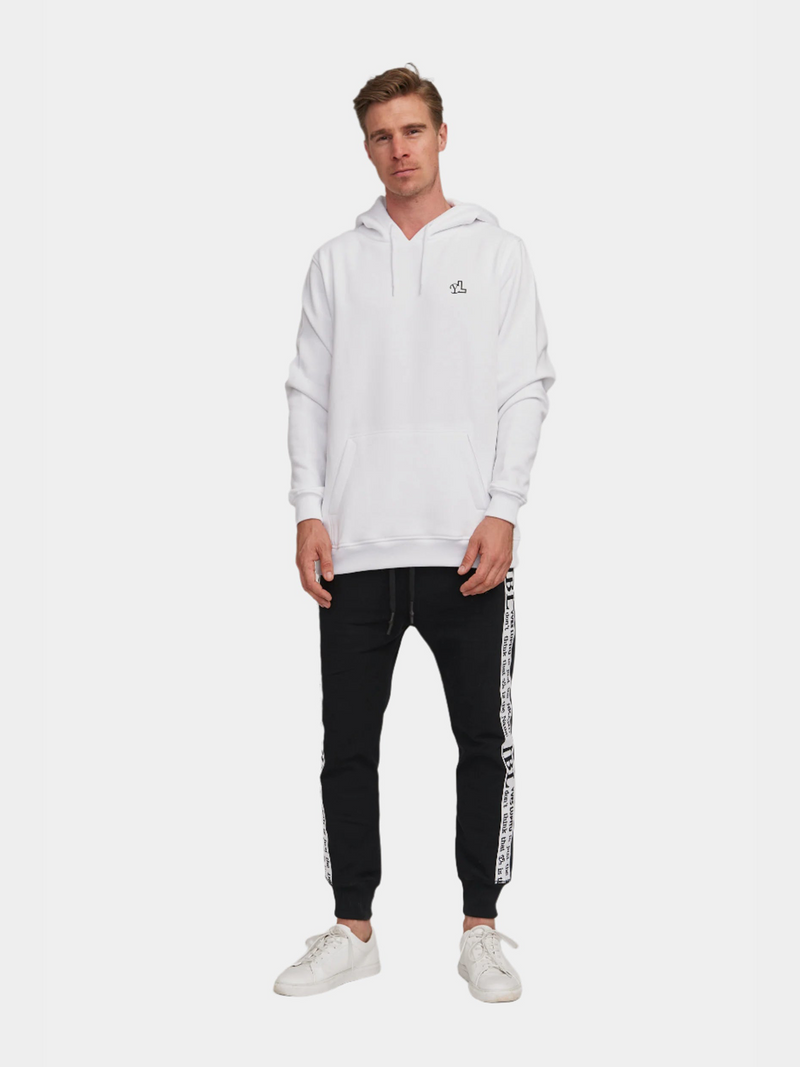 WHITE HOODIE YL SMALL