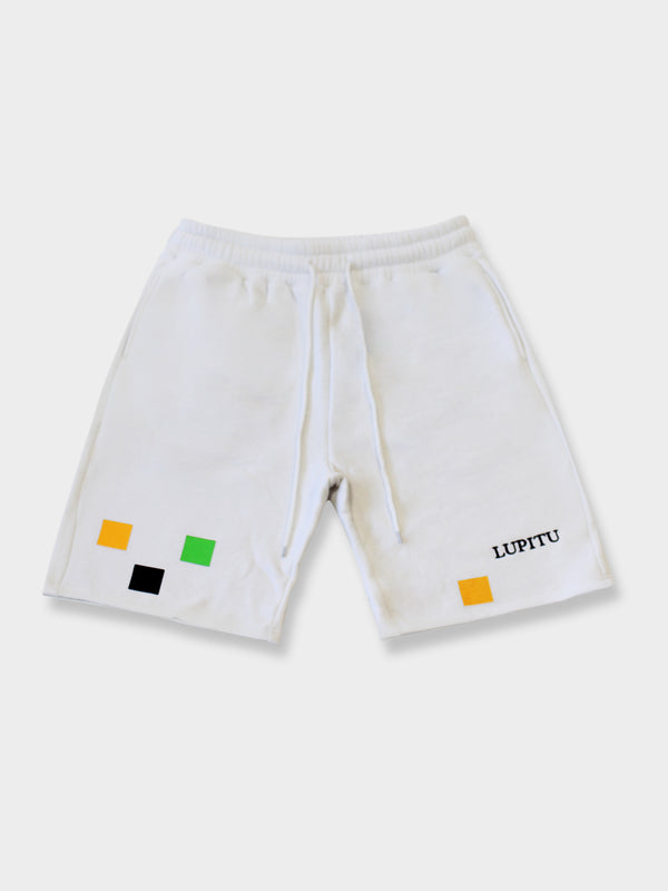 LUPITU WHITE PUZZLE SHORT