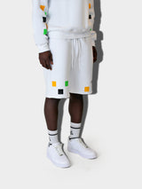 LUPITU WHITE PUZZLE SHORT