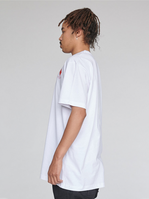 WHITE PIQUE CLUB LUPITU TEE