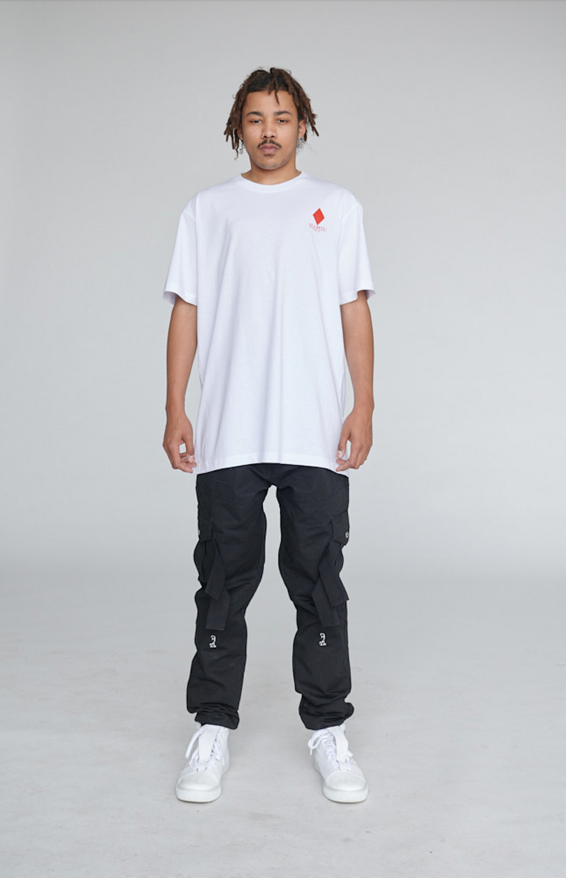 WHITE PIQUE CLUB LUPITU TEE