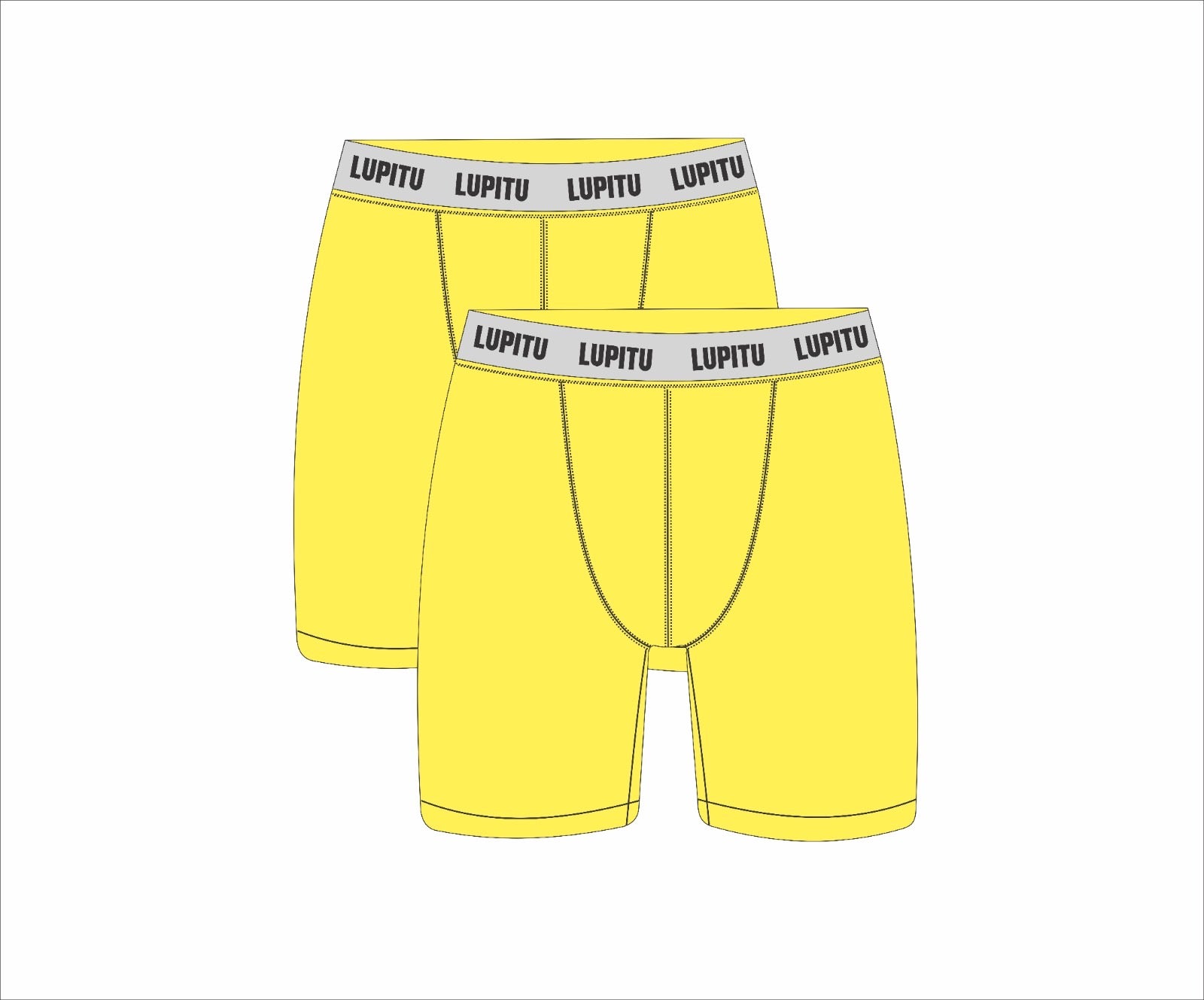 YELLOW LUPITU BOXERS 2 PACK