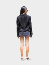 LUPITU STEPHIE BIKER BLACK