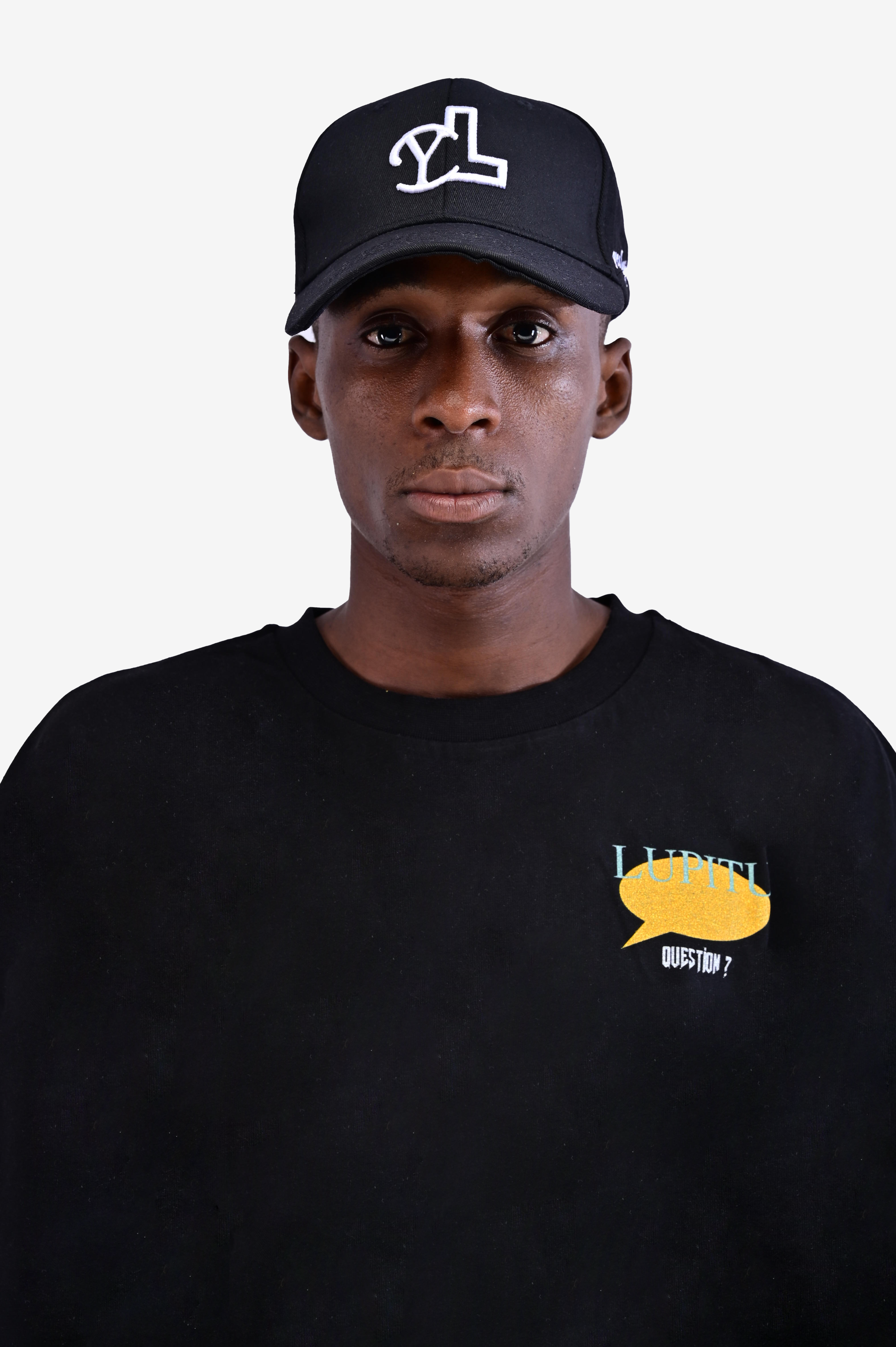 LUPITU ESSENTIALS BLACK FIT CAP