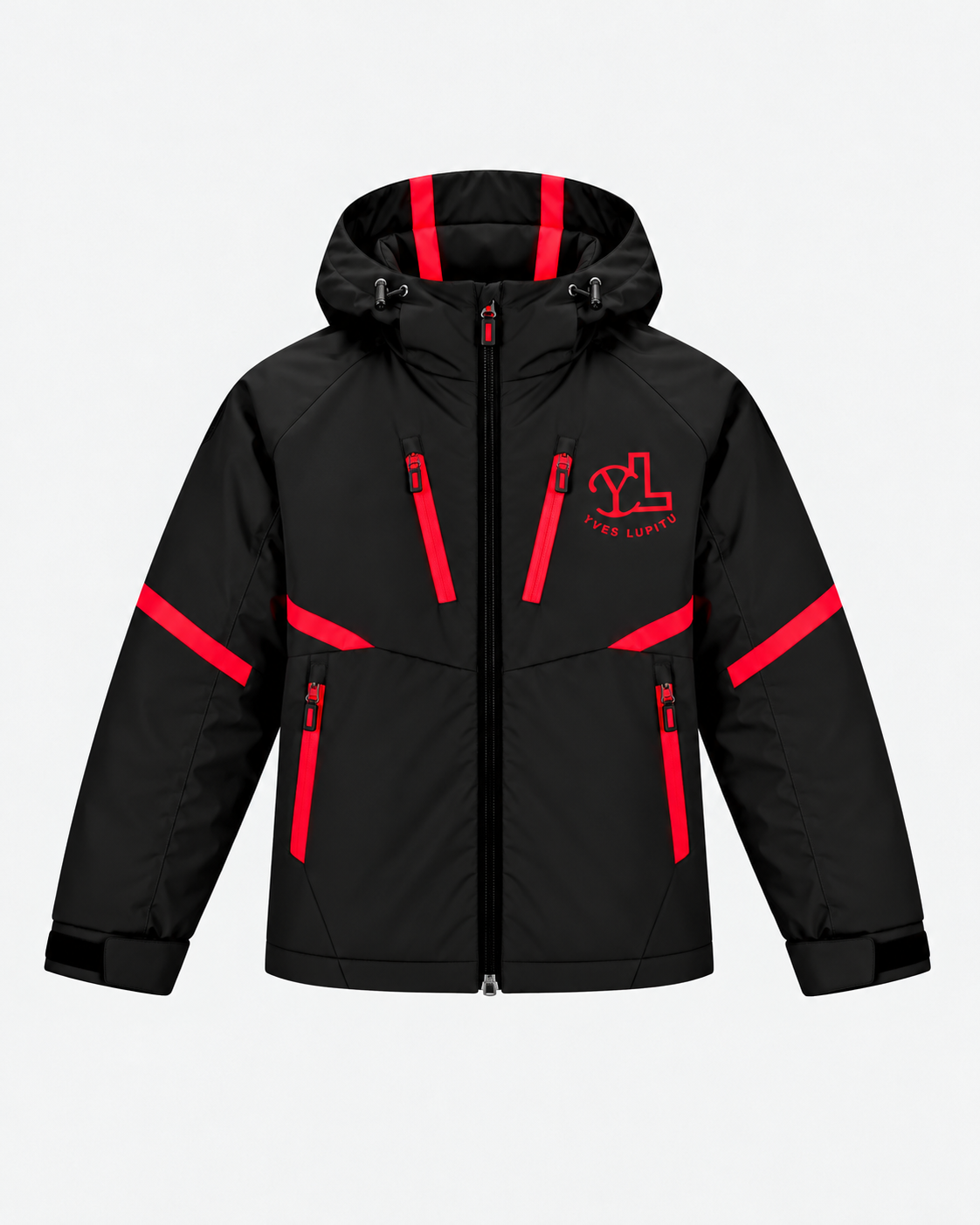 LUPITU CORE BLACK RED TRACK JACKET