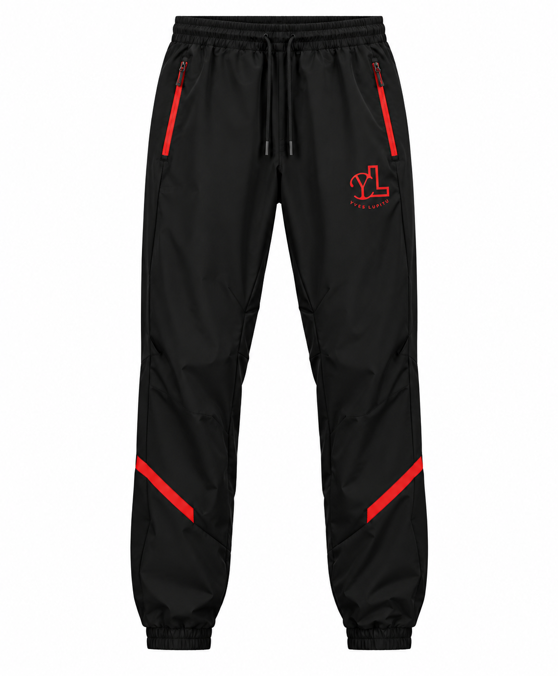 LUPITU CORE GREY BLACK TRACK PANTS