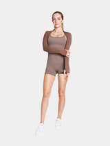 Cropped Cardigan LUPITU Brown
