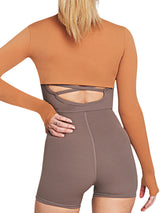 Cropped Cardigan LUPITU Caramel