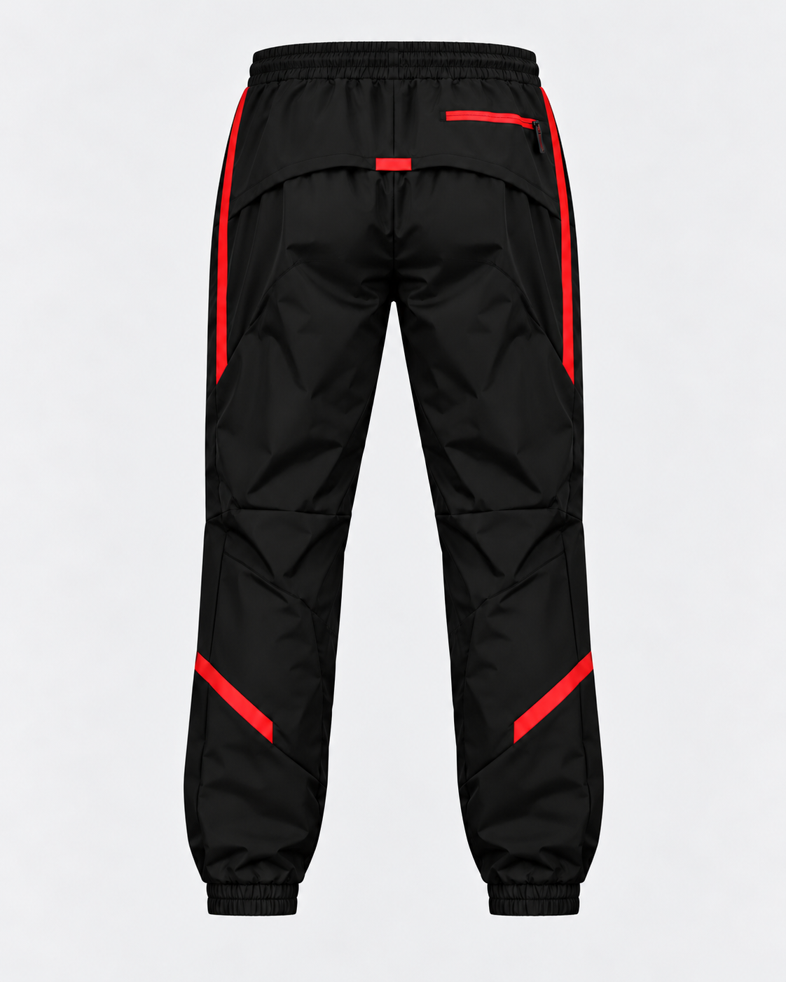 LUPITU CORE BLACK RED TRACK PANTS