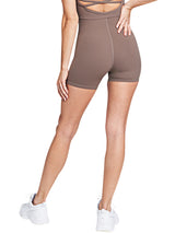 Eva Jumpsuit Short  LUPITU Brown