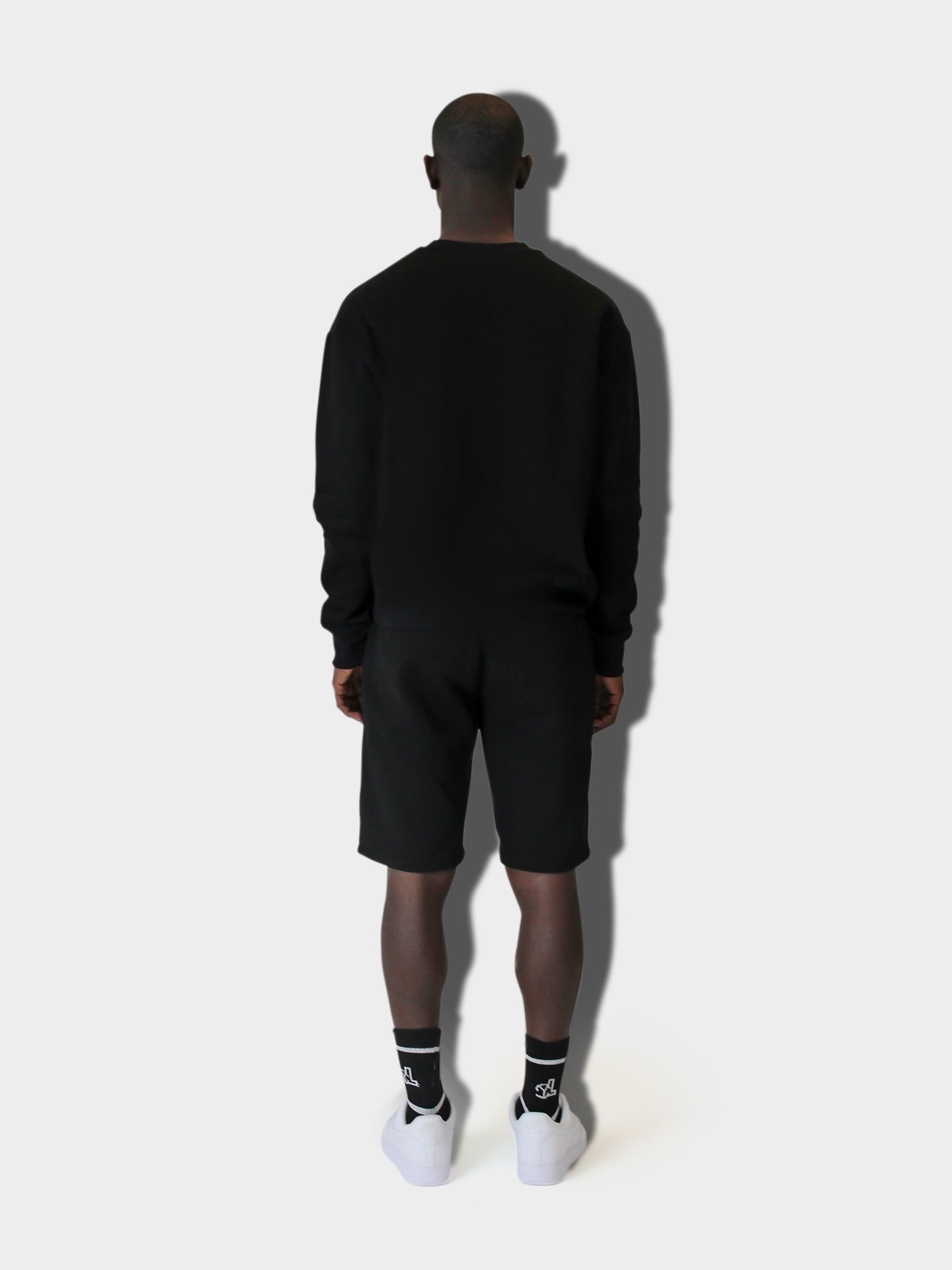 LUPITU MEN'S BLACK PUZZLE SWEATER