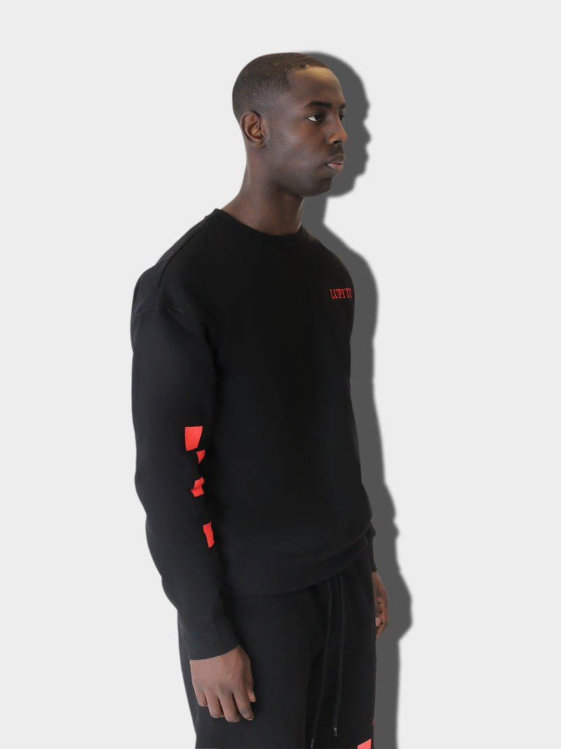 LUPITU BLACK PUZZLE SWEATER