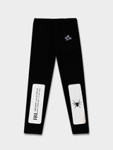 LUPITU BLACK SPIDER YL LOGO JOGGER PANT