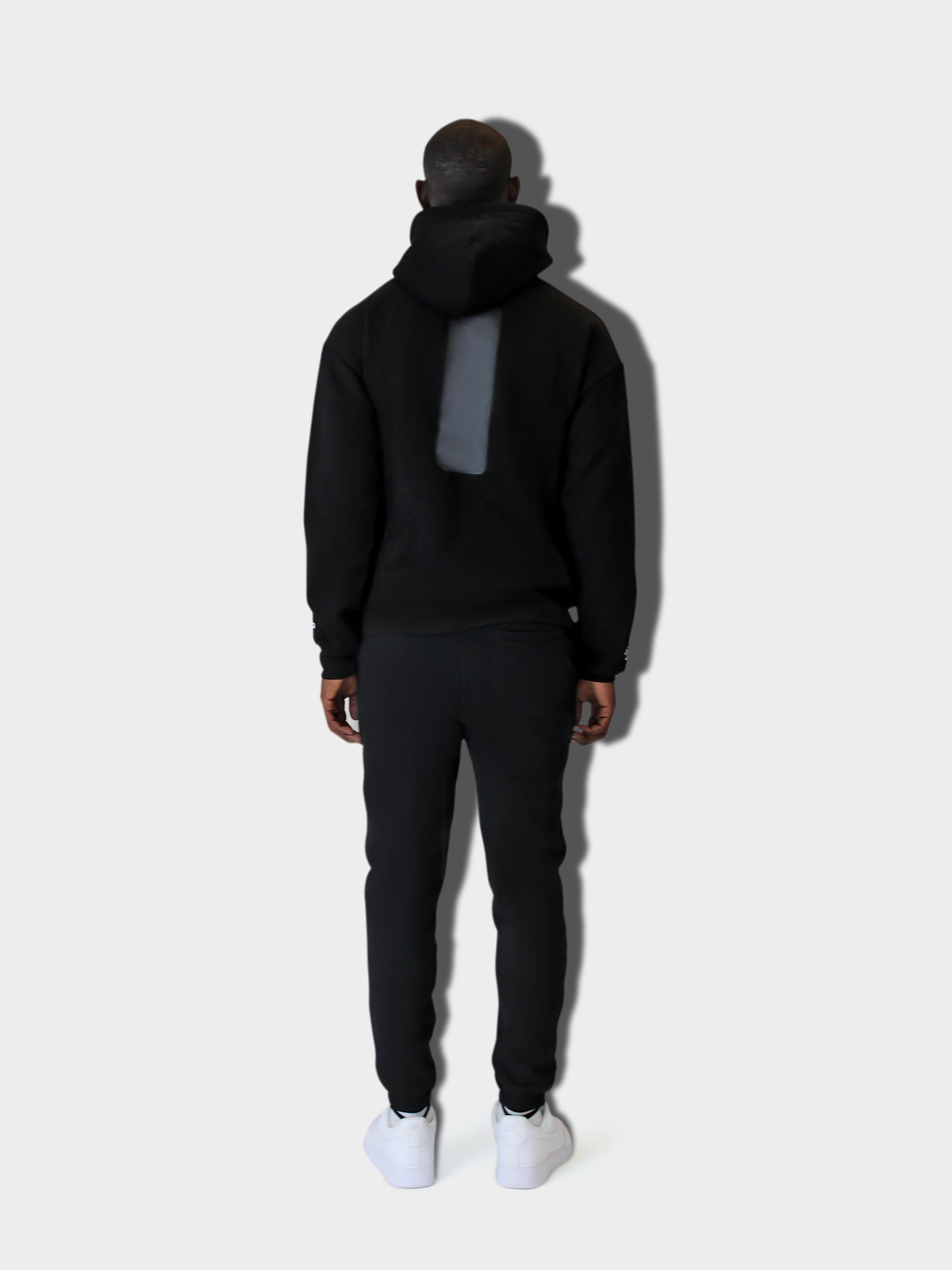 LUPITU BLACK YL LOGO HOODIE