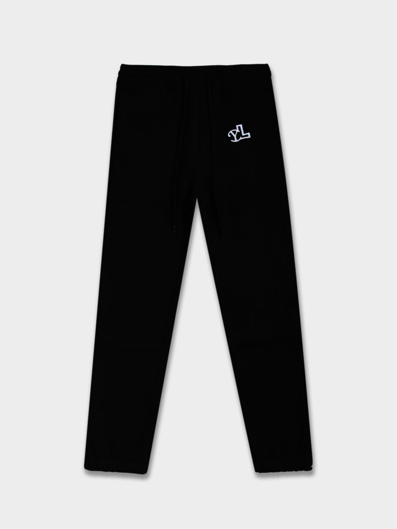 LUPITU BLACK YL LOGO JOGGER PANT