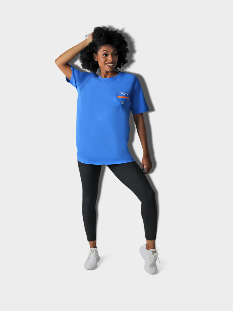 LUPITU BLUE UTOPIA TEE