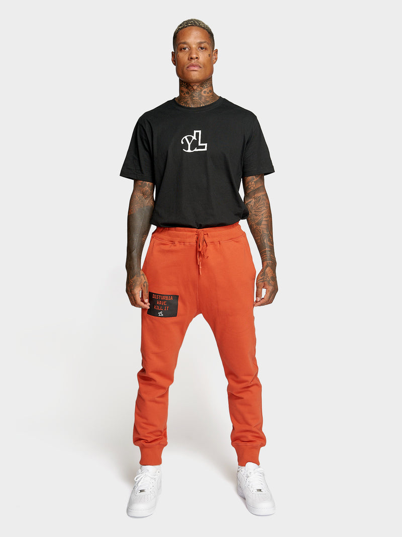LUPITU DISTURBIA WAVE RED SWEATPANTS