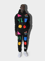 LUPITU DOMINO BLACK YL HOODIE