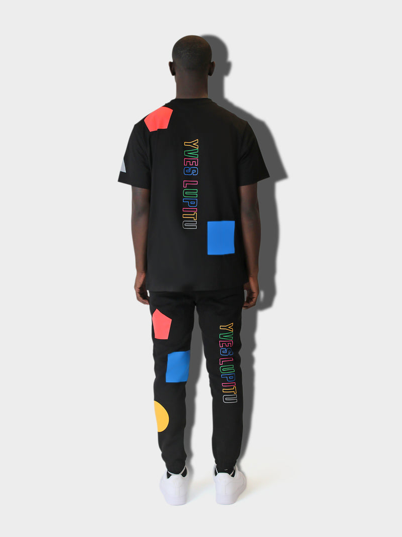 LUPITU DOMINO BLACK YL TEE