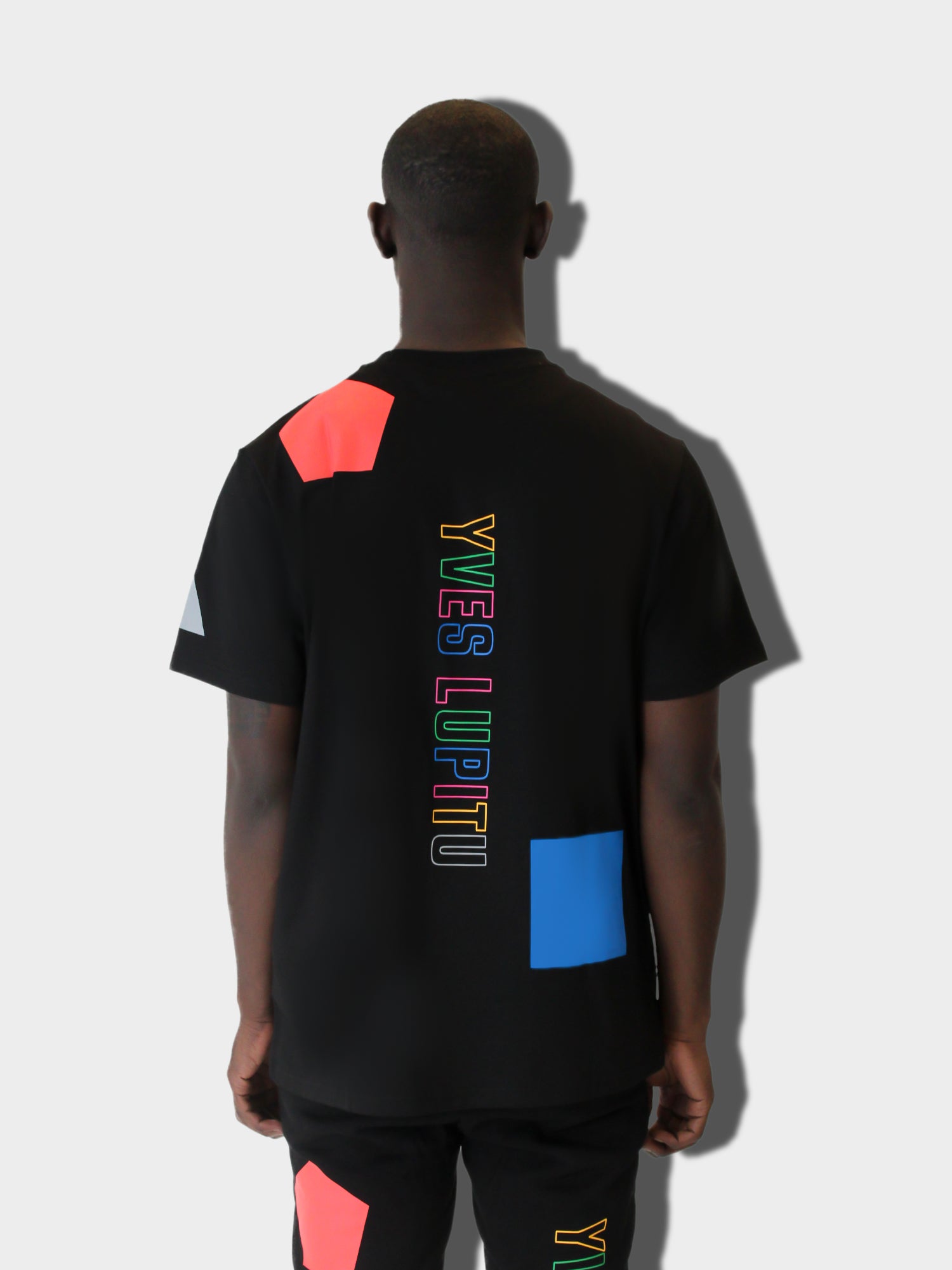 LUPITU MEN'S DOMINO BLACK YL TEE