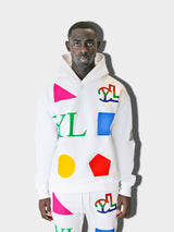 LUPITU DOMINO WHITE YL HOODIE