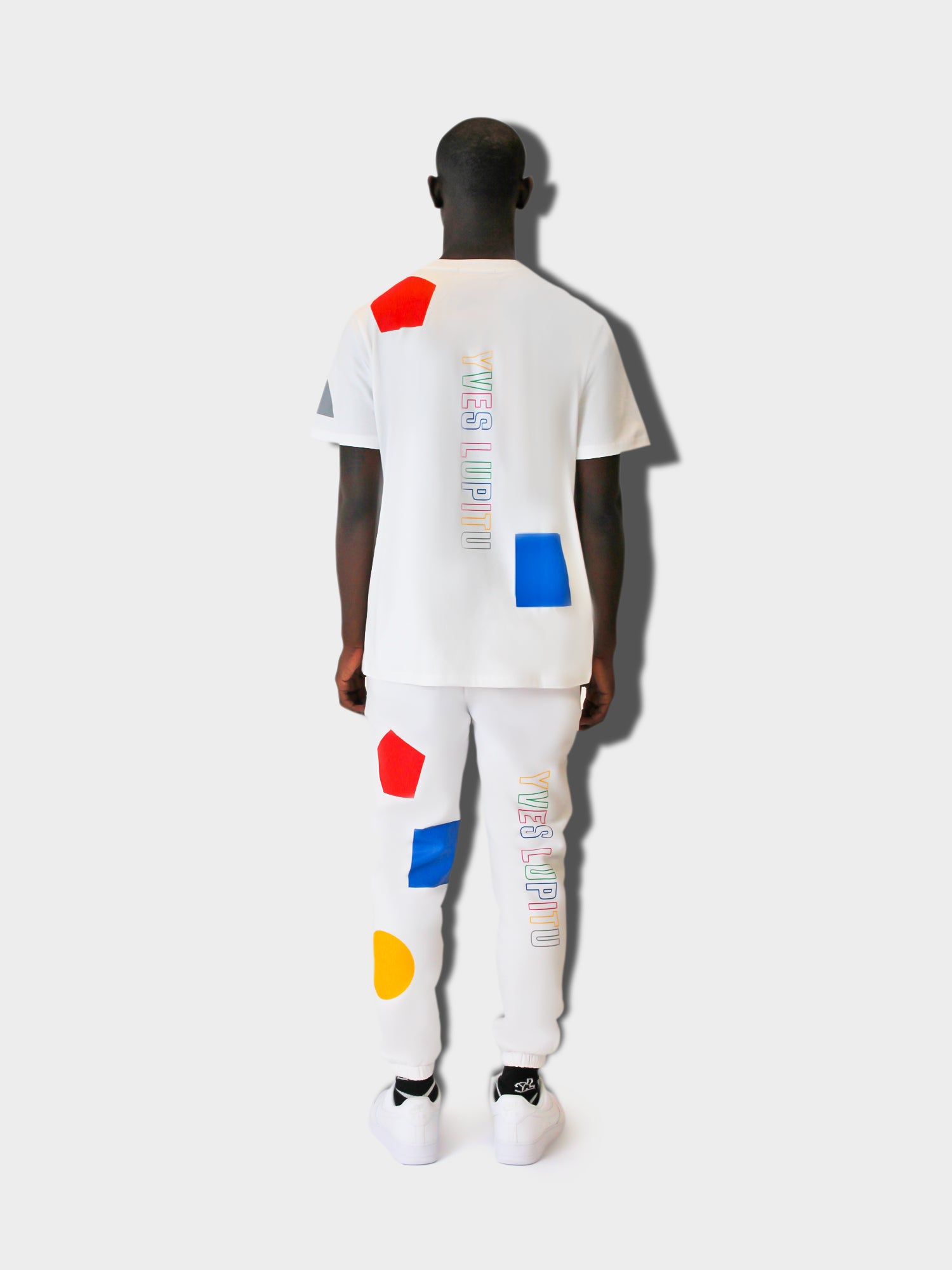 LUPITU MEN'S DOMINO WHITE YL TEE