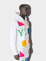 LUPITU DOMINO WHITE YL HOODIE