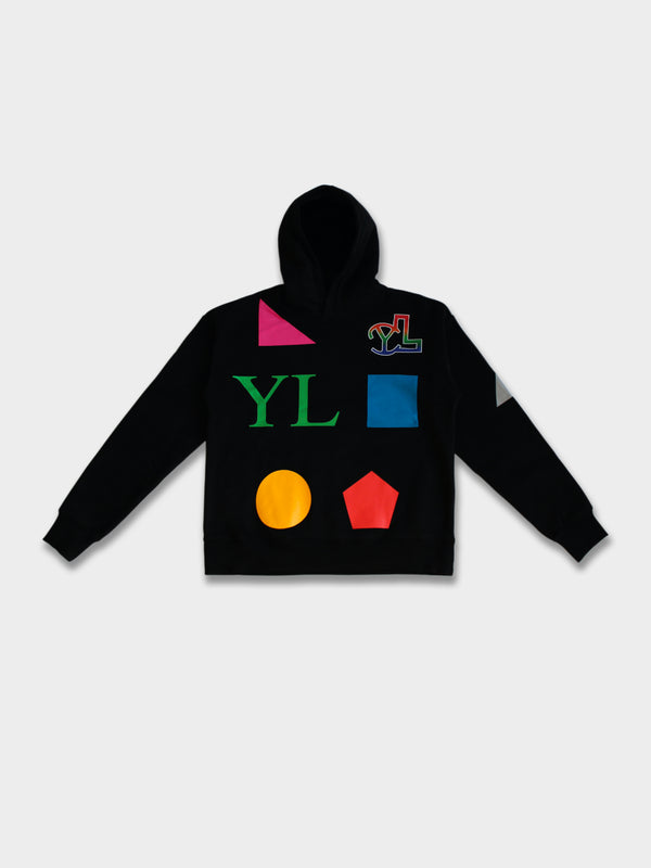 LUPITU DOMINO BLACK YL HOODIE