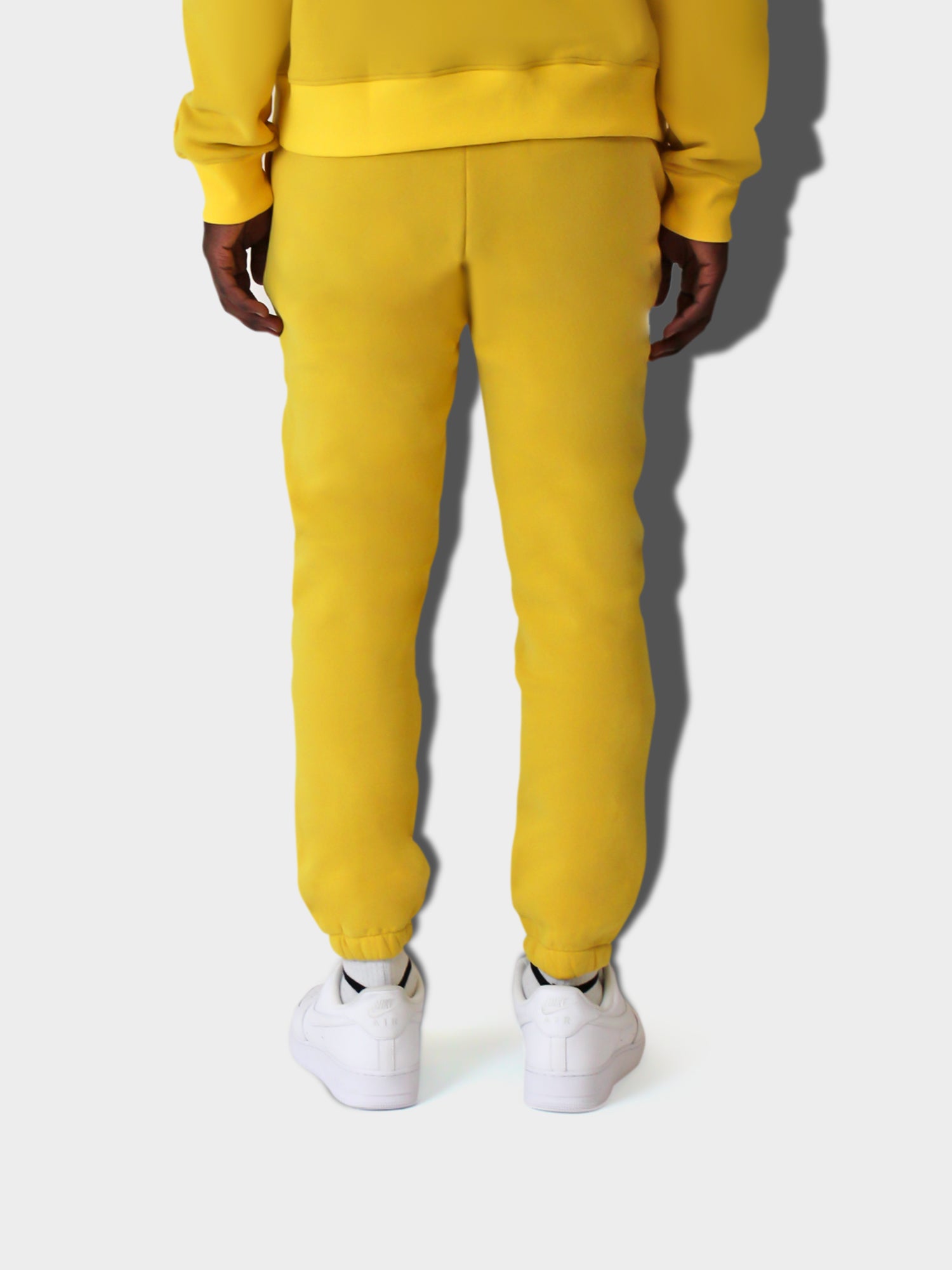 LUPITU MEN'S YELLOW YL LOGO JOGGER PANT