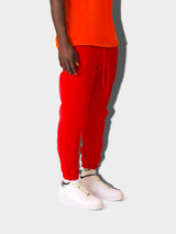 LUPITU FULL RED YL LOGO JOGGER PANT