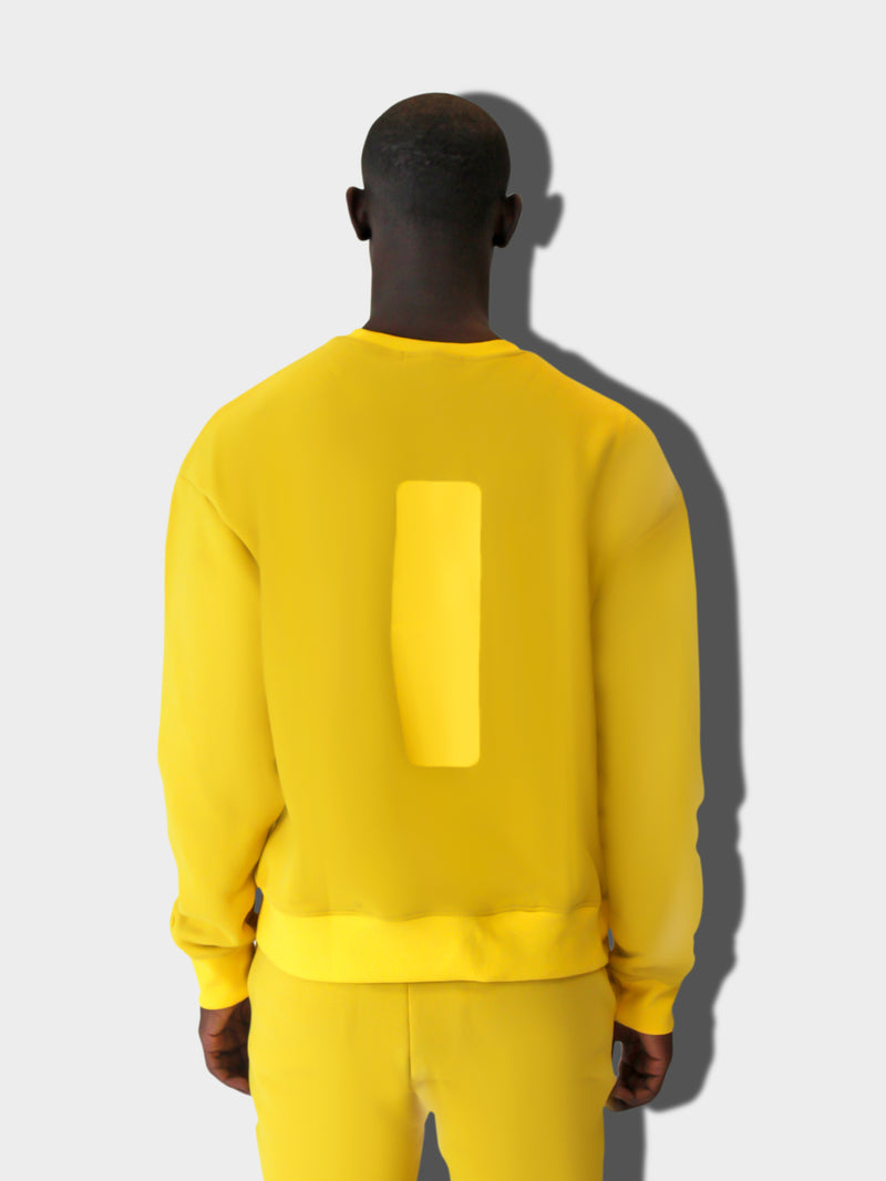 LUPITU FULL YELLOW YL LOGO SWEATER