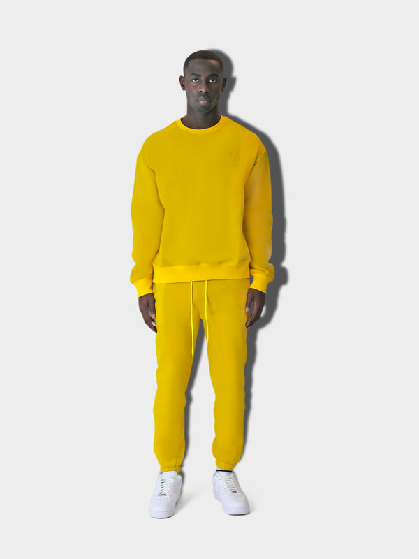 LUPITU FULL YELLOW YL LOGO SWEATER