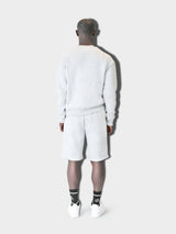 LUPITU GREY CHINESE LOGO SWEATER