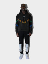 LUPITU BLACK SPIDER YL LOGO JOGGER PANT