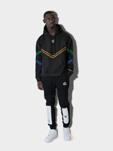 LUPITU BLACK SPIDER YL LOGO JOGGER PANT