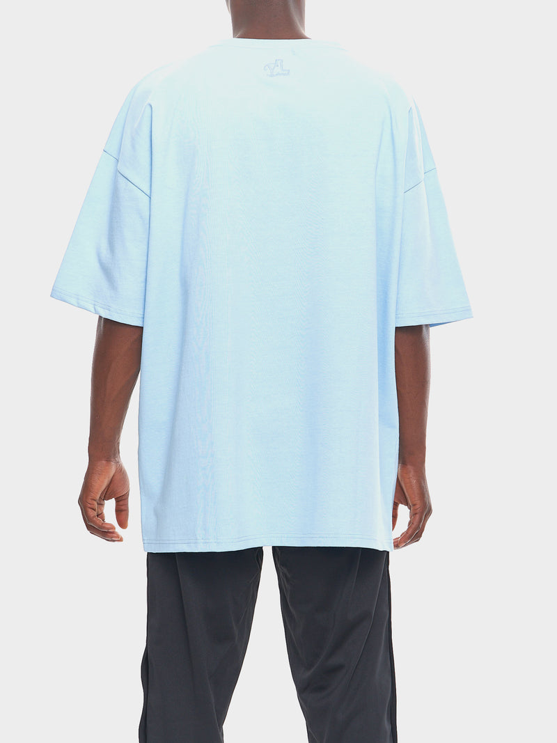 LUPITU TURQOISE OVERSIZE TEE