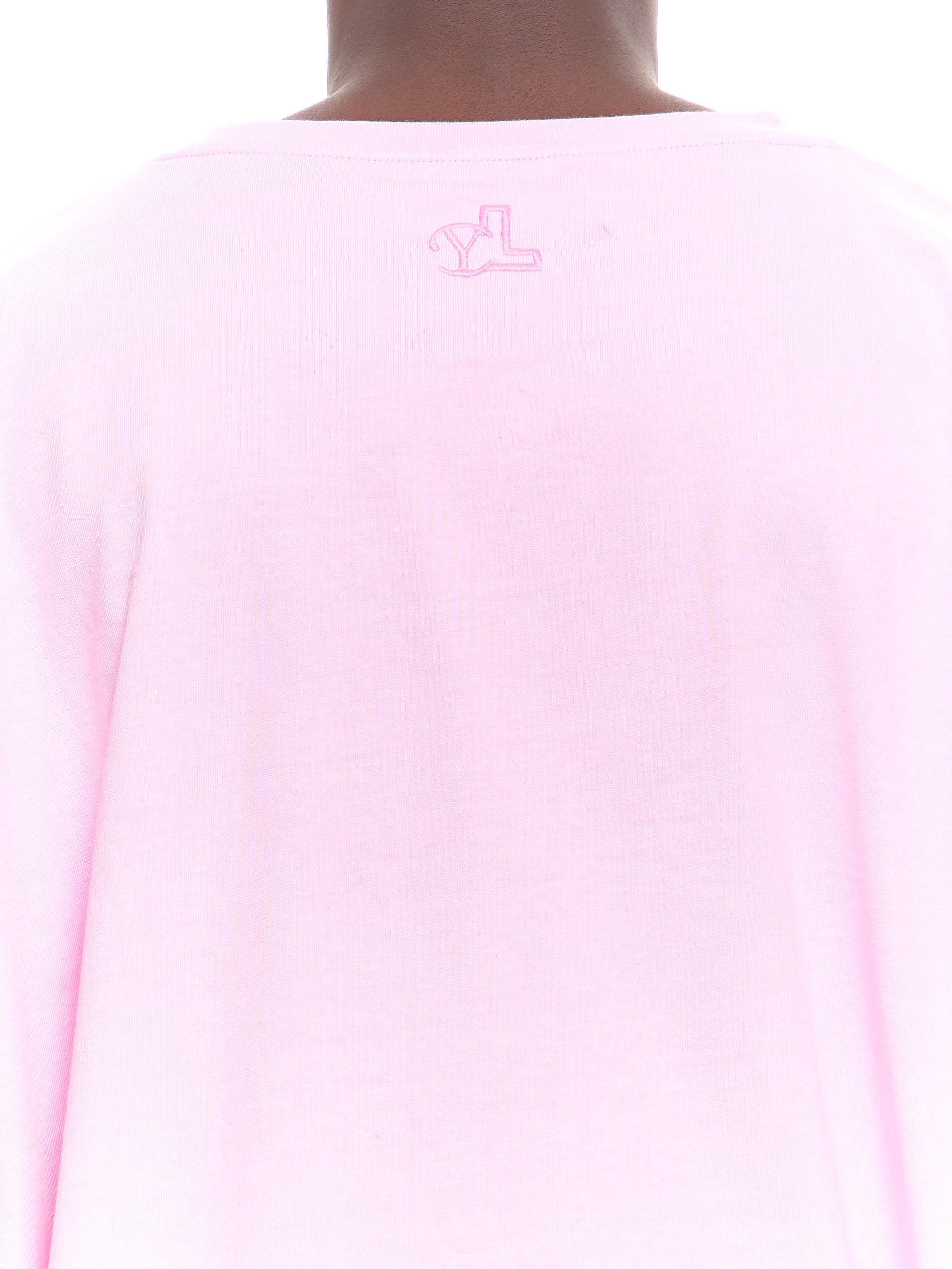 LIGHT PINK OVERSIZE YVES LUPITU TEE - YVES LUPITU