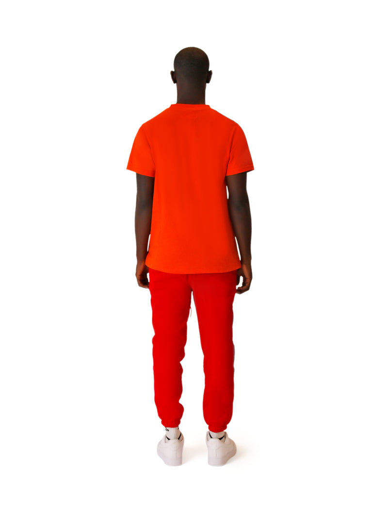 LUPITU FULL RED YL LOGO JOGGER PANT