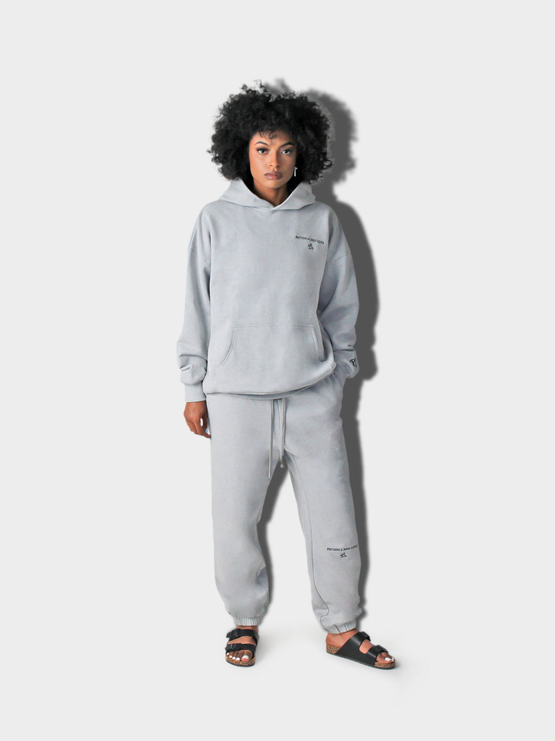 LUPITU WOMEN'S PATIENCE GREY HOODIE