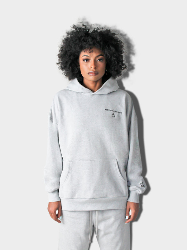 LUPITU WOMEN'S PATIENCE GREY HOODIE