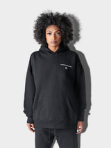 LUPITU WOMEN'S PATIENCE BLACK HOODIE
